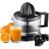 Grunkel - XP-545NG - Spremiagrumi compatto e piccolo Due coni intercambiabili, regolatore di polpa 5 livelli, doppia giro, Brocca 500 ml estraibile e rimovibile. Facile pulizia - Nero - 40 W