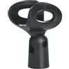 GATOR FRAMEWORKS - Clip Standard per Microfono GFW-MIC-CLIP, Compatibile con Aste US ed Euro, Ideale per Podcasting, Interviste e Broadcasting