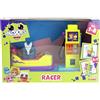 Simba Bloxies 105952629 - Set da Gioco per Veicoli con Funzione Press And Go 12 cm, Stazione di Ricarica 2 in 1 e spuntino Automatico, 1 Personaggio Bloxie, a Partire dai 3 Anni in su