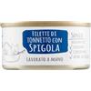 Adoc Naturally Premium, Alimento Umido Complementare per Gatti, Tonnetto con Spigola, 24 Lattine da 85 g, in Gelatina, Senza Conservanti e Coloranti