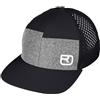 Ortovox Logo Air Trucker cap - C: Black Raven T: Unisex