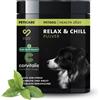 Peticare polvere relax e relax per cani, aiuto naturale contro stress,