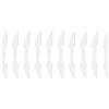 Tmboryuu 10PCS Flauto Lip Plate Cuscino antiscivolo Silicone Posizionamento Sticker per migliorare il comfort e la stabilità Facile installazione Adesivo di posizionamento in silicone