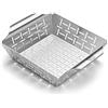 Weber Deluxe scodella - Piccola (24x19cm), resistente al calore e lavabile in lavastoviglie in acciaio inossidabile, Ideale per contorni (carne, verdure), adatto a tutti i tipi di grill -Argento(6481)