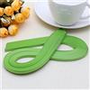 Haorw - Set per quilling di carta, 120 strisce, lunghezza 52 cm, larghezza carta 5 mm (verde frutta)