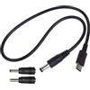 YIZITU USB Power Boost Linea UsbC TypeC a DC9/12/15/20V Convertitore a DC5.5x2.1mm 3.5x1.35mm 4.0x1.7mm per WiFi Router Speaker