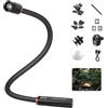 NEEWER Basics ML01 USB C Luce LED per Fotografia Macro, 4W IP54 Faro Orientabile Angolo Fascio Regolabile 3100 LUX CRI 95 con 5 Colori RGB, Batteria 2500 mAh, Camera Cold Shoe,Morsetto,GOBO Accessori