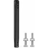 PRUBOVI Tubo di prolunga per asta antenna 35,5 cm con 2 fori di fissaggio, compatibile con B0GQSLW22R e B0F8HHBKM5, in ferro, regolabile, nero