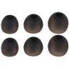 FUKAJOMFEN 1 set di gommini di ricambio per auricolari da 3,8 mm, in morbido silicone, doppio colore, adatti per cuffie in-ear