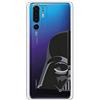 LA CASA DE LAS CARCASAS Custodia per Huawei P30 Pro Ufficiale di Star Wars Darth Vader Silhouette Trasparente per proteggere il tuo cellulare Cover Huawei in silicone flessibile con licenza ufficiale di Star Wars.