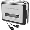 Tosuny Convertitore di Cassette USB, Convertitore di Cassette in MP3 con Jack per Cuffie, per Convertire Vecchi Nastri in Formato Digitale su PC Wins