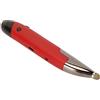 Bewinner Mouse Penna Wireless Ricaricabile, Mouse Penna Luminoso Silenzioso Bluetooth 2.4G Dual Mode, Ottico Portatile Ergonomico per PC Laptop Tablet, Grigio Argento (rosso)