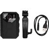 UPALDHOU Fotocamera Toracica, Touchscreen IPS 1080P da 2,0 Pollici Grandangolare da 120 Gradi per Riunioni Avventure Estreme Supporto di Registrazione Sportiva Fino a 256G