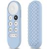 BAIRU Custodia in silicone per telecomando vocale TV 2020 Chrome-cast, pelle protettiva antiscivolo