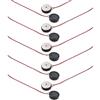 Myazs 10Pcs 16mm Rotondo Sottile Interno Magnete Altoparlante 8 Ohm 1W Interno Magnete Altoparlante 1w 16mm Mini Altoparlante Amplificatore Altoparlante