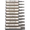 Avejjbaey Set di 10 punte per cacciavite T3, T7, T8, T9, T20