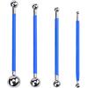 SueaLe 4X/Set Kit di attrezzi per sigillatura Strumenti di finitura per sigillatura Kit di riparazione per giunti di pavimenti a piastrelle con sfera pressata per bagno, cucina e casa
