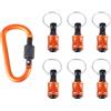 Btgghytr 6Pcs 1/4 esagonale Shank Cacciavite Bit Holder Extension Rod Portachiavi Adattatore Vite Trapano Portatile Handheld Bit Holder