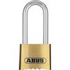 ABUS Lucchetto a Combinazione 180IB/50HB63 - Lucchetto con Arco Alto - Impermeabile e Resistente alle Intemperie - Codice Numerico Regolabile - Livello di Sicurezza ABUS 5 - Ottone