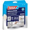 Tesa Moll Premium Flexible - Nastro Sigillante per L'Isolamento di Porte e Finestre - Trasparente - 6 m x 9 mm x 7 mm