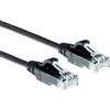 ACT CAT6 U/UTP SLIMLINE BK 7.00M 1 pz Cavo di rete nero 7 m U/UTP (UTP) (DC9907)