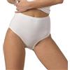 SNELLY 6 Slip Maxi Culotte Donna Cotone Elasticizzato Art. 396 (4, Bianco)