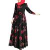 KBOPLEMQ Abito musulmano da donna abiti musulmani tinta unita abito musulmano abito islamico da preghiera maniche a pipistrello abito turco con turbante cardigan Ramadan, Colore: rosso, XXL