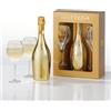 Bottega Confezione Glamour Gold - 1 Gold Prosecco DOC 750ml & 2 Calici Riviera