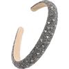jiingekk Cerchietto per capelli con strass di alta qualità, decorazione per capelli alla moda, per festival, eventi, ufficio, copricapo scintillante