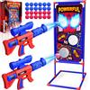 Mirthigig Tiro Bersaglio Giochi Bambino 3 4 5 6 7 8 9 Anni, 2 Pistole Air con Mira|4 Be...