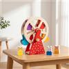 Pista da Corsa con Palline Colorato Gioco Educativo in Legno Sicuro per Bambini