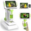 Charmofun Microscopio Bambini, Microscopio Digitale con Scheda di Memoria da ...