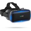 XWP Visore Realtà Virtuale 3D, Occhiali VR Con Lenti HD Anti Luce Blu Per Sma...