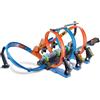 Hot Wheels, Pista Hot Wheels Schianti Rotanti con Propulsori Motorizzati, Gio...