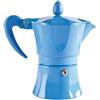 Excelsa Caffettiera moka azzurro 1 tazze cod.44246