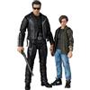 MEDICOM TOY MAFEX No.280 Terminator 2: Giorno del Giudizio T-800 (T2 Ver.) & John Connor Altezza totale circa 6,3 pollici (160 mm) / 5,1 pollici (130 mm), non scala, dipinto Action Figure