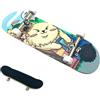 Generico Mini Finger Skateboard - Mini Skateboard in legno con pista e ruote con cuscinetti | Giocattolo creativo per il movimento della punta delle dita | Starter Finger Sports Tavole Skatebo