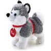 Trudi Trudino Husky Deluxe Husky cane lupo Peluche piccolo regalo Natale | 8x...