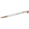 Swarovski Penna a sfera Crystalline, Coccinella, Bianco, Laccato rosso, placc...