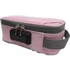 KIXZSAZ Borsa per il trucco con lucchetto, grande custodia da viaggio impermeabile per cosmetici, borsa per il trucco con lucchetto a combinazione, C