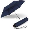 Knirps Ombrello Knirps C.050 Small Manual Navy con Borsa Portaombrelli, Ombrello Piccolo da Viaggio, Ombrello Tascabile a Mano, Ombrello Resistente al Vento e Leggero, Ombrello Mini
