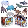 #sbabam Legend of Animals Fire vs Ice, Animali Allungabili, Funny Box con 3 p...