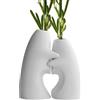 Generic Vasi per centrotavola, vaso in ceramica, decorazione da tavolo, decorazione per la casa, decorazioni per matrimoni, per Natale, inaugurazione della casa, tavolo da pranzo, scrivania, feste
