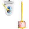 Generic Scopino per WC e supporto - Scopino per WC e supporto, scopino flessibile e supporto | Set di scopino per WC con design animato,