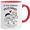Jungle Mug Tazze marito e moglie, Le tue scoregge puzzano, tazze fidanzato, Idea Regalo Festa Di Compleanno,Idee Regali Originali Natale, tazze (Rosso)