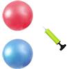 Jogi-HHACQUIT MU-MOON Mini kit di palla fitness con pompa a mano per yoga, pilates, equilibrio del corpo, allenamento di base e stabilità, 20,3 cm