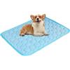 Qapayieg Tappetino Rinfrescante Canino - Tappeto Refrigerante Lavabile Effetto Ghiaccio,Tappetino Autorinfrescante 100x75 cm Per Animali - Per Cani Piccoli Grandi E Gattini Trasportino Canile