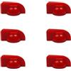 ZEPFJHE 6Pcs Big Chicken Head Knobs Chitarra Effetto Pedale Amplificatore Manopola Potenziometro Manopole Accessori Amplificatore Effetto Pedale Manopole