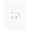 ATELIERS SAINT GERMAIN Orecchini in argento di perle Chloe