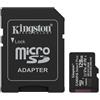 KINGSTON SDCS3/128GB - KINGSTON MICRO SECURE DIGITAL 128GB - CLASS10 UHS-I, U1, V10, A1 150MB/S + ADATTATORE CANVAS SELECT PLUS GEN3